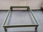 Twee persoons bed Auping Auronde 180x210 groen + spiralen, 210 cm, Tweepersoons, Ophalen of Verzenden, Zo goed als nieuw