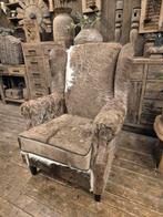 koeienhuid koeienvacht fauteuil stoel landelijk wonen, Ophalen, Nieuw