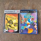 PlayStation 2 Quack Attack en Shrek 2 play station, Avontuur en Actie, 1 speler, Ophalen of Verzenden, Zo goed als nieuw
