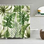 Bladeren Douchegordijn / Douche Gordijn Badkamer Planten, Ophalen of Verzenden, Nieuw, Overige typen