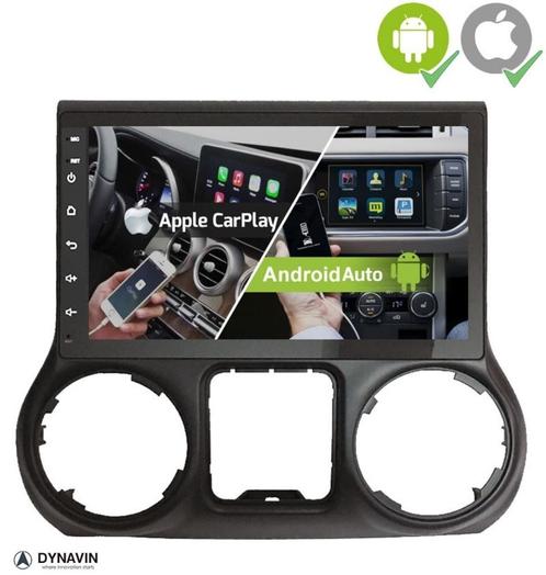navigatie jeep wrangler 2012 carkit android 13 carplay usb, Auto diversen, Autoradio's, Nieuw, Ophalen of Verzenden