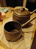 Iron cast cooking pots/ gietijzeren pannen, Huis en Inrichting, Keuken | Potten en Pannen, Gebruikt, Gietijzer, Ophalen of Verzenden