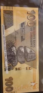 bankbiljet Zimbabwe 100 dollar  UNC p106a, Postzegels en Munten, Bankbiljetten | Afrika, Ophalen of Verzenden, Zimbabwe