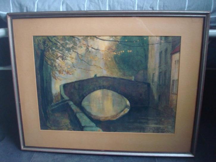 Johannes Josseaud (Amsterdam 1880/Haarlem 1935)Brugge 1930, Antiek en Kunst, Kunst | Etsen en Gravures, Ophalen