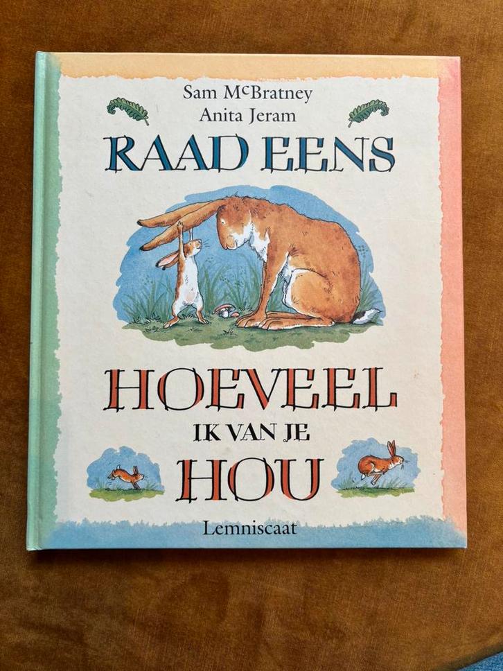 Anita Jeram - Raad eens hoeveel ik van je hou, Boeken, Prentenboeken en Plaatjesalbums, Zo goed als nieuw, Ophalen of Verzenden