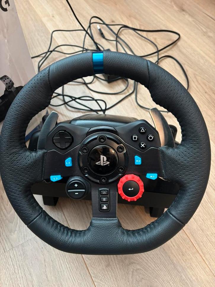 Logitech G29 Driving Force racestuur + pedalen (PS4/PS5/PC), Spelcomputers en Games, Spelcomputers | Sony PlayStation Consoles | Accessoires