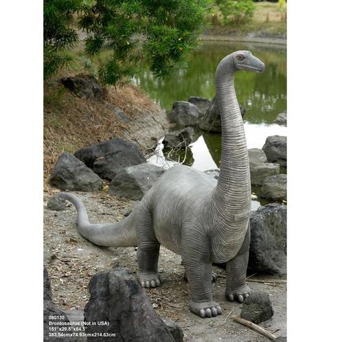 Brontosaurus – Dinosaurus beeld Lengte 369 cm, Verzamelen, Dierenverzamelingen, Nieuw, Ophalen