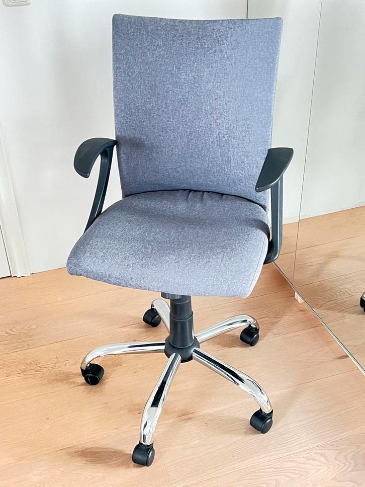 Grijze Bureaustoel - Comfortabel & Stijlvol, Huis en Inrichting, Bureaustoelen, Gebruikt, Bureaustoel, Grijs, Ergonomisch, Ophalen