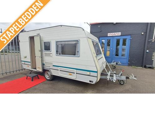 EIFELLAND (KLAP OF 3) STAPELBED 96, VT, LUIFEL EN UITBOUW, Caravans en Kamperen, Caravans, Bedrijf, tot en met 4, 500 - 750 kg