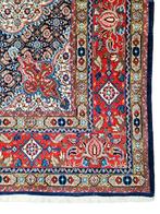 Handmade Persian wool Moud carpet square Iran 191x208cm, Persian Perzisch vintage oosters hype, Crème, Gebruikt, 150 tot 200 cm