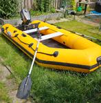 Rubberboot Aquaparx 330 pro met tohatsu 5pk buitenboordmotor, Watersport en Boten, Kano's, Ophalen, Zo goed als nieuw