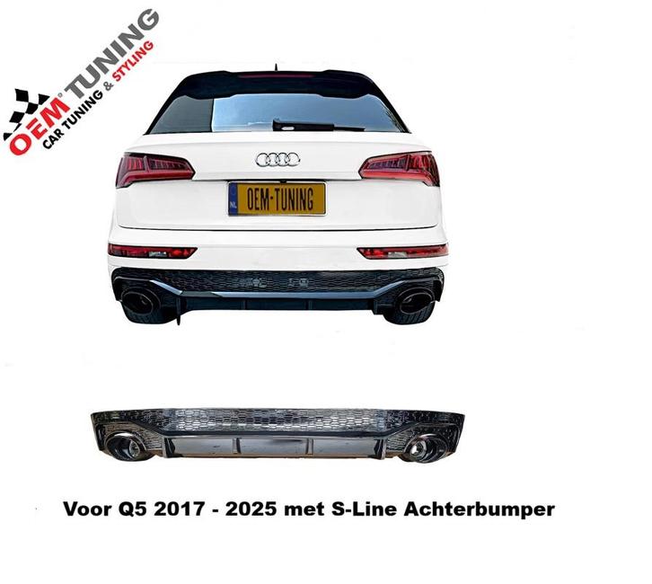RSQ5 Diffuser voor Q5 | 2017-2025 | s line | black edition |, Auto diversen, Tuning en Styling, Ophalen of Verzenden