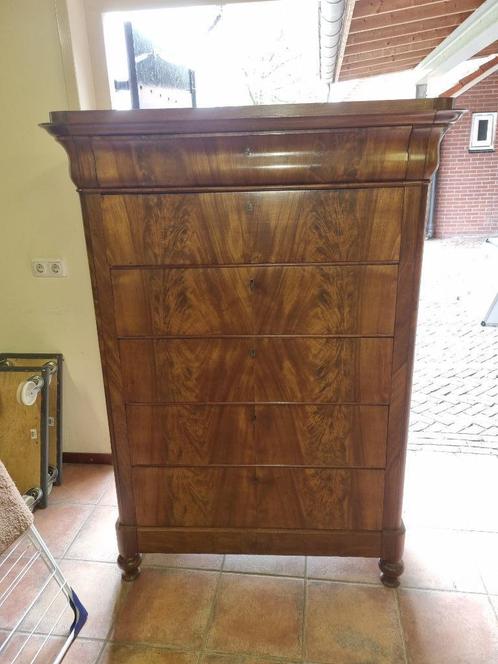 Strakke Antieke Mahonie Chiffoniere, Antiek en Kunst, Antiek | Meubels | Kasten, Ophalen