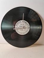 Vinyl LP Glazen Wandklok - 35cm Diameter, Huis en Inrichting, Ophalen of Verzenden, Gebruikt, Analoog, Wandklok