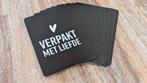 "verpakt met liefde" bedankt kaartjes, Ophalen of Verzenden, Nieuw