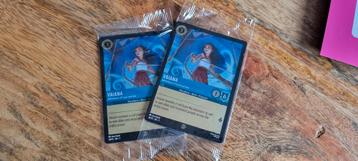 2 Lorcana Vaiana Kaarten - Nieuw in Verpakking! beschikbaar voor biedingen