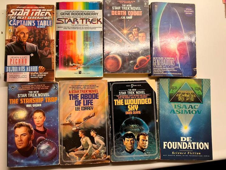 Antieke Star Trek Pocket Boeken Collectie, Boeken, Science fiction, Gelezen, Ophalen of Verzenden