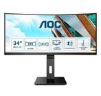 Gaming monitor AOC CU34P2A, Computers en Software, Monitoren, 101 t/m 150 Hz, Curved, VA, Zo goed als nieuw