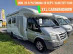 CHAUSSON FLASH 12 QUEENSBED + AIRCO + STUURBEKRACHTIGING, Caravans en Kamperen, Campers, Bedrijf, Ford, Half-integraal, Handgeschakeld