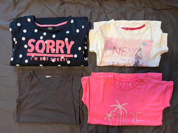 meisjes kledingpakket mt 146/152 sweater T-shirts & top, Kinderen en Baby's, Kinderkleding | Kinder-kledingpakketten, Zo goed als nieuw