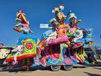 Polyester carnavalswagen, Hobby en Vrije tijd, Feestartikelen, Ophalen, Zo goed als nieuw, Feestartikel, Carnaval