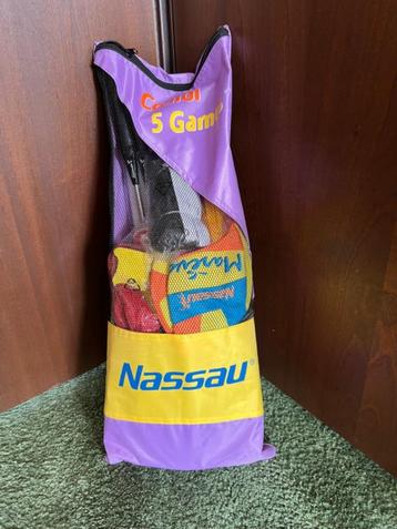 Zak met 5 spellen beschikbaar voor biedingen