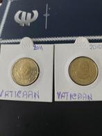2x 50 euro cent vaticaan, Postzegels en Munten, Munten | Europa | Euromunten, Verzenden, Vaticaanstad, 50 cent, Losse munt