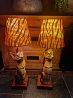 mooie set lampen lamp vintage, Huis en Inrichting, Lampen | Tafellampen, Ophalen, Gebruikt