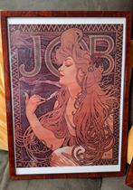Alphonse Mucha "Job" ingelijste reproductie 4030cm., Ophalen of Verzenden