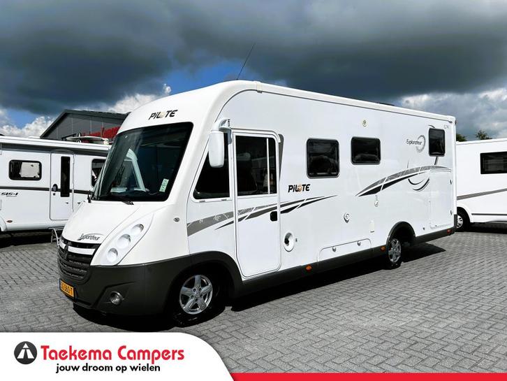 Pilote Explorateur G 741/Dwarsbed/Hefbed/Alde/2012/Euro-5, Caravans en Kamperen, Campers, Bedrijf, tot en met 4, Integraal, Pilote