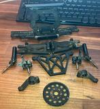 Traxxas Nitro Rusler onderdelen., Gebruikt, Auto offroad, Ophalen of Verzenden, Schaal 1:10