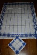 Weetex, mooi retro/vintage tafelkleed met servetten, Huis en Inrichting, Keuken | Textiel, Ophalen of Verzenden, Zo goed als nieuw