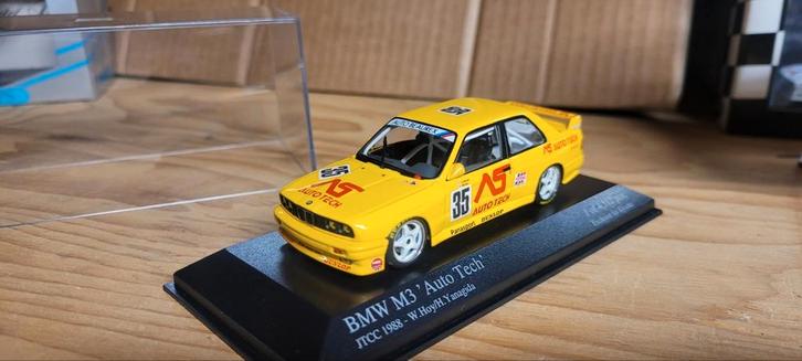 Minichamps BMW M3 E30 JGTC 1988 Auto Tech, Hobby en Vrije tijd, Modelauto's | 1:43, Zo goed als nieuw, Auto, MiniChamps, Ophalen of Verzenden