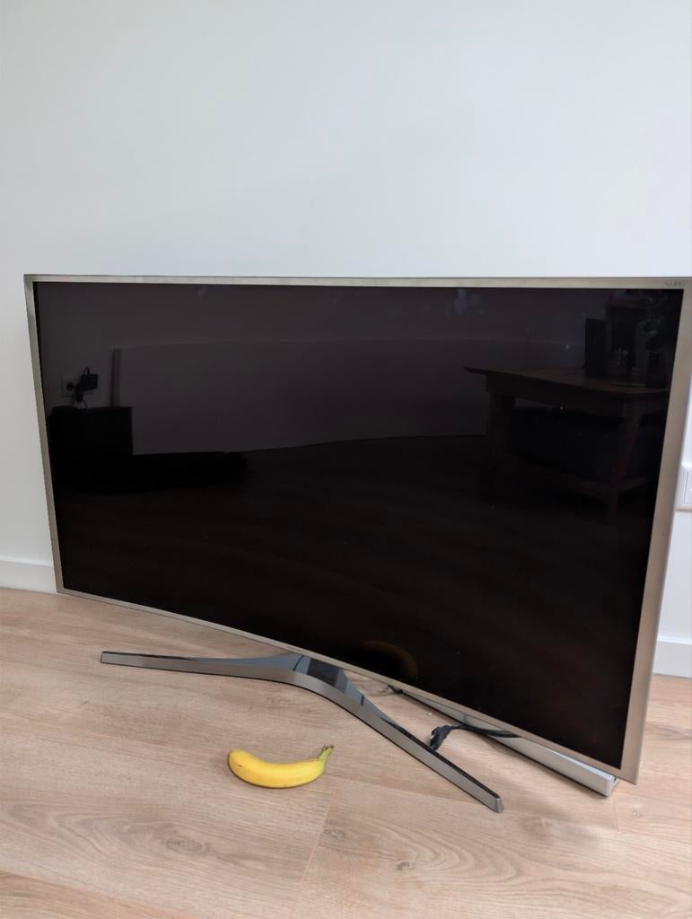 Samsung UE48JS9000L Curved TV - Werkt, lichte kleurafwijking, Ophalen, Samsung, 100 cm of meer, 4k (UHD)