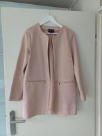 Suède roze jas mantel dames 38 40, Ophalen of Verzenden, Zo goed als nieuw, Maat 38/40 (M), Roze