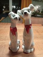 Vintage hondebeeldjes van keramiek, Ophalen of Verzenden, Zo goed als nieuw, Dier