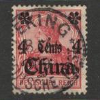 1909 4 cts-PEKING Duits CHINA-postkantoor, Ophalen of Verzenden, Gestempeld, Oost-Azië