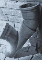 ONTSTOPPING-STUK MET BOCHT VAN 45 GR. DIAMETER 120 MM., Doe-het-zelf en Verbouw, Buizen en Afvoer, Ophalen, Bochten, Pvc, Minder dan 2 meter