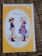 brocante kaart miss petticoat, Ophalen of Verzenden, Nieuw
