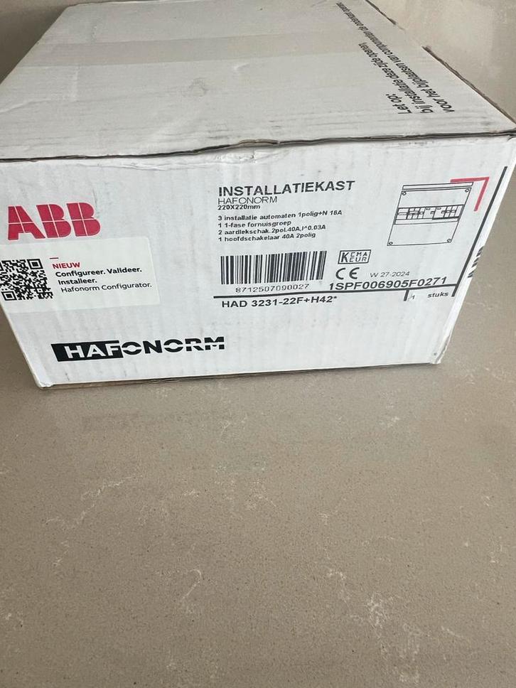ABB Groepenkast 220x220mm - Nieuw!, Hobby en Vrije tijd, Elektronica-componenten, Nieuw, Ophalen of Verzenden