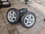 Saab 9-3 15 inch Alu 32 stock velgen met Michelin banden, Auto-onderdelen, Banden en Velgen, Ophalen, 15 inch, 195 mm, Zomerbanden