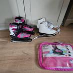 2 paar kinderschaatsen: Oxelo & Crivit, z.g.a.n., Sport en Fitness, Schaatsen, Ophalen of Verzenden, Zo goed als nieuw, Kunstschaatsen