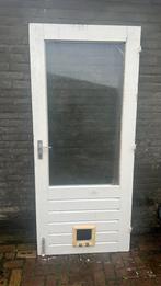 Gratis buitendeur, Doe-het-zelf en Verbouw, Deuren en Horren, Ophalen, 200 tot 215 cm, Glas, Buitendeur