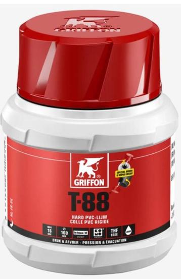 Griffon T 88 hard PVC lijm 250 ml beschikbaar voor biedingen