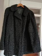 Bontjas zwart vintages Astrakan Persianer mt XL, Kleding | Dames, Jassen | Winter, Ophalen of Verzenden, Zo goed als nieuw, Maat 46/48 (XL) of groter