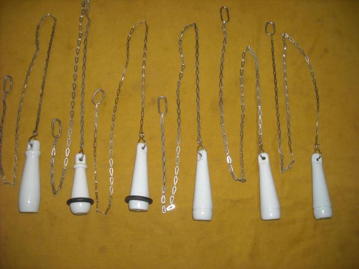 antieke porseleinen wc-trekkers toilet trekker aardewerk oud, Antiek en Kunst, Antiek | Overige Antiek, Ophalen of Verzenden