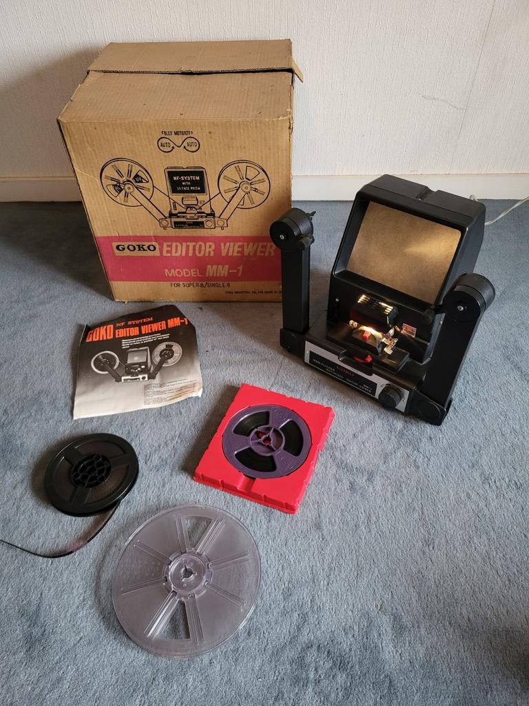 GOKO Super8 Film Editor MM1. Gemotoriseerde bediening., Ophalen of Verzenden