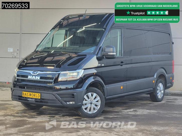 MAN TGE 3.180 Automaat 2025 model Facelift L3H3 Navi CarPlay, Auto's, Bestelauto's, Bedrijf, Te koop, Achteruitrijcamera, Airconditioning
