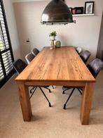Houten tafel, 100 tot 150 cm, 200 cm of meer, Ophalen of Verzenden, Zo goed als nieuw