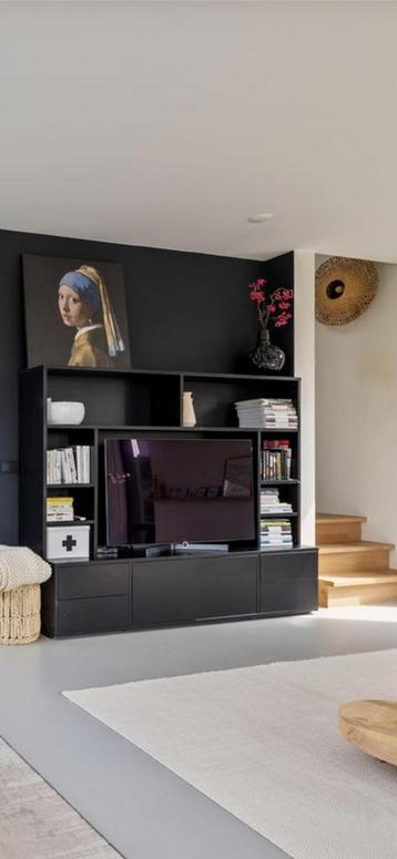 Wood tv kast zwart beschikbaar voor biedingen